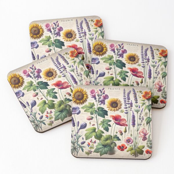 Item preview, Native French Flowers, Botanical Artwork designed and sold by ArtfulMiller.