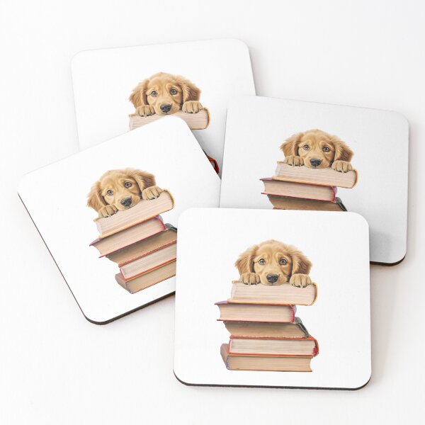 Item preview, Golden Retriever And Books designed and sold by TheAnimalZ00.