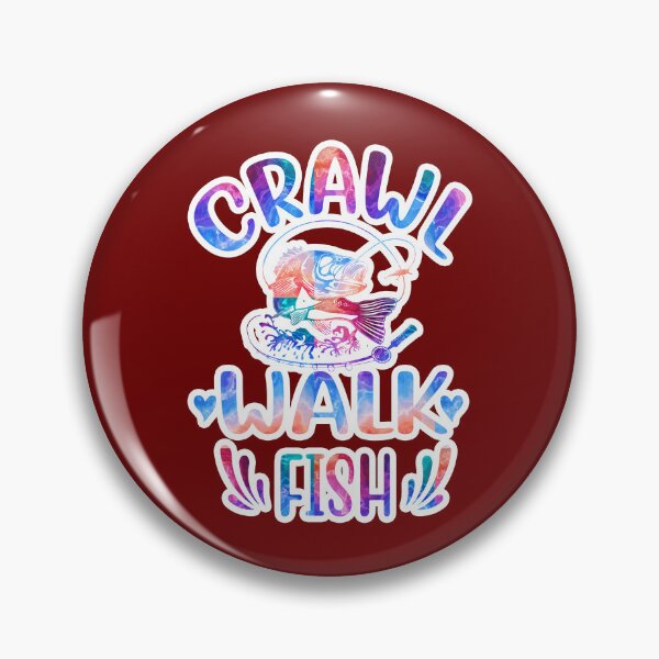Item preview, Crawl Walk fish Funny designed and sold by creativerooney.