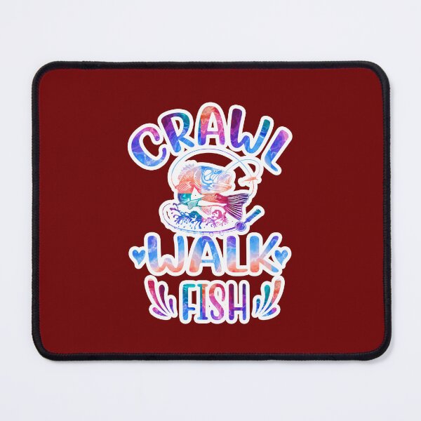 Item preview, Crawl Walk fish Funny designed and sold by creativerooney.