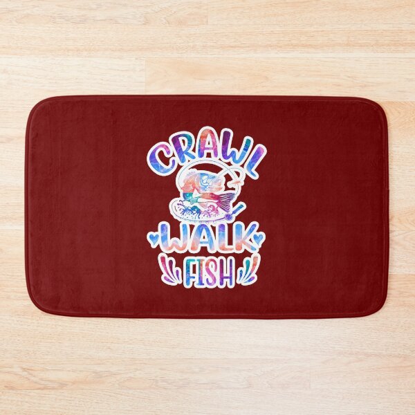 Item preview, Crawl Walk fish Funny designed and sold by creativerooney.