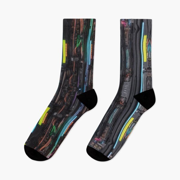 Item preview, Cybernetics - Black and Multi - 10 designed and sold by Mystic-Images.