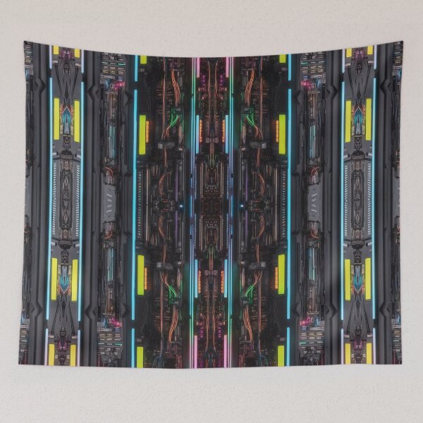 Item preview, Cybernetics - Black and Multi - 10 designed and sold by Mystic-Images.