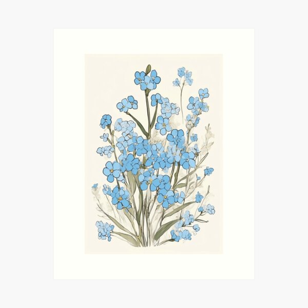 Item preview, A bouquet of Forget-Me-Not designed and sold by Planthem.