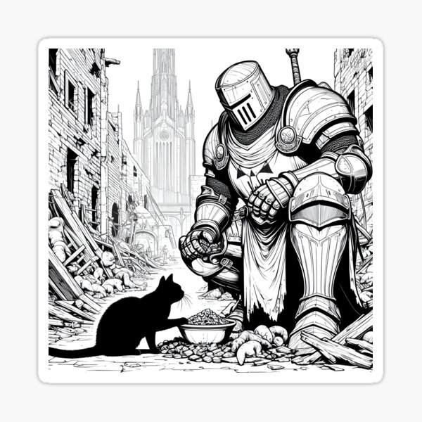 The Gentle Warrior Sticker