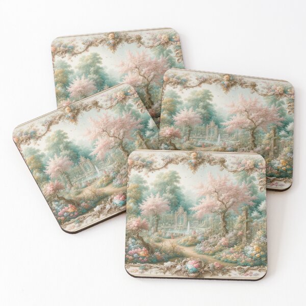 Item preview, Spring Awakening: Floral themed art for Nature's renewal - Rococo style designed and sold by Fundoose.