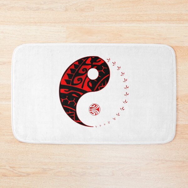 Item preview, RAANUI - Yin Yang  (red) designed and sold by Nesian-Tahiti.