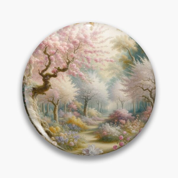 Item preview, Spring Awakening: Floral themed art for Nature's renewal - Rococo style designed and sold by Fundoose.