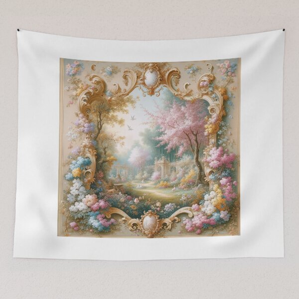 Item preview, Spring Awakening: Floral themed art for Nature's renewal - Rococo style designed and sold by Fundoose.