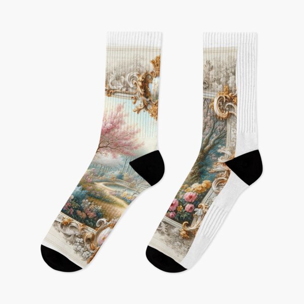 Item preview, Spring Awakening: Floral themed art for Nature's renewal - Rococo style designed and sold by Fundoose.