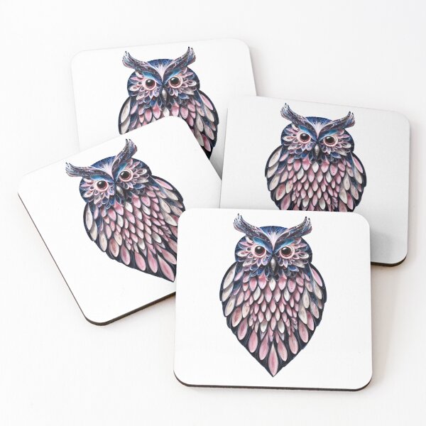 Item preview, Owl in dark night designed and sold by BotunPeony.