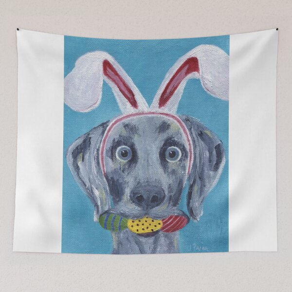 Item preview, Easter Bunny Weimaraner designed and sold by jfrier.