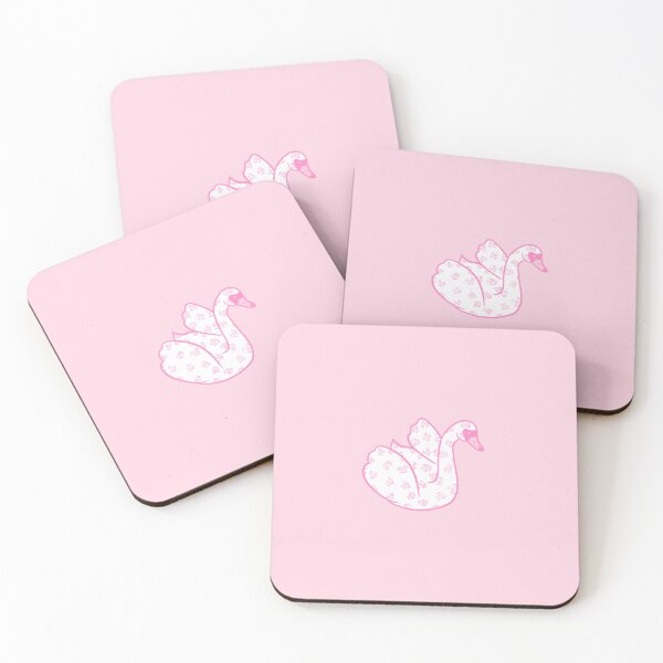 Item preview, Swan with floral print designed and sold by thegeminitwins.