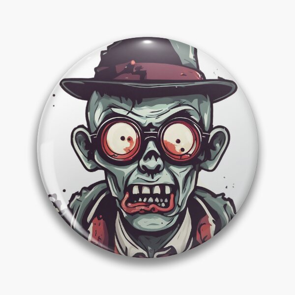 Item preview, Zombie Nerd Caricature designed and sold by DarkHues.