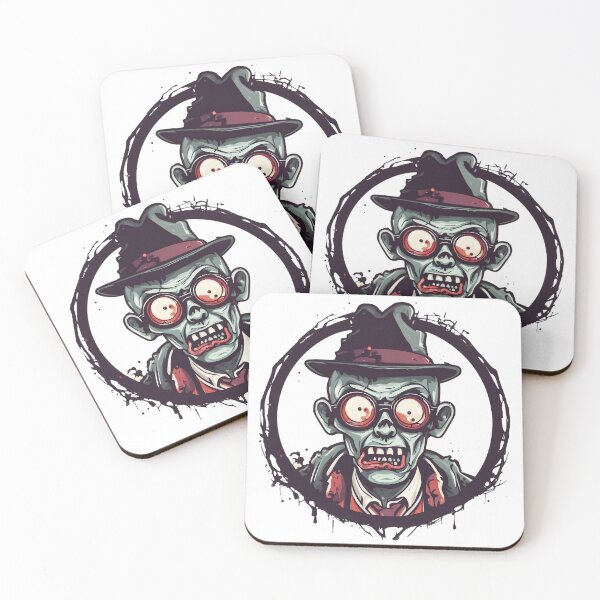 Item preview, Zombie Nerd Caricature designed and sold by DarkHues.