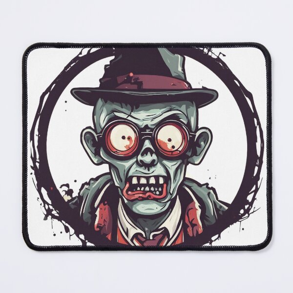 Item preview, Zombie Nerd Caricature designed and sold by DarkHues.
