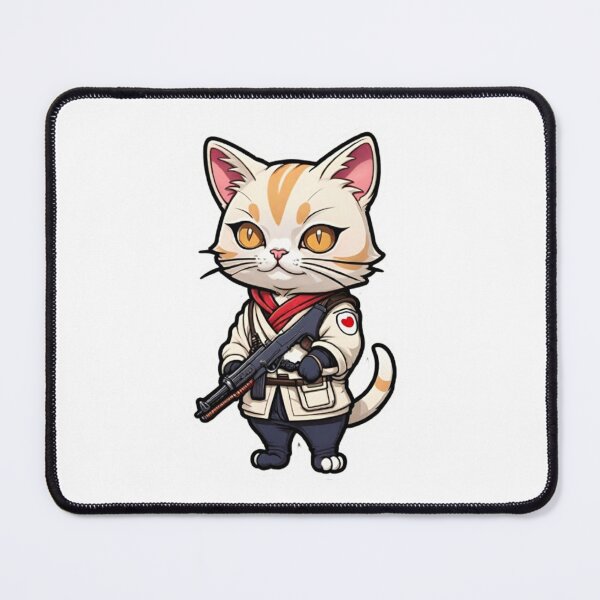 Item preview, Cute Cream cat assassin Japan designed and sold by KorArtStudio.