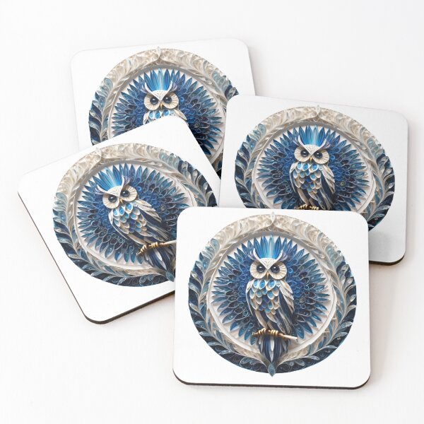 Item preview, Owl in dark night designed and sold by BotunPeony.