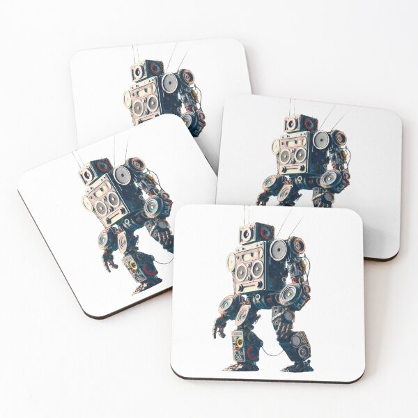 Item preview, music robot 90's  designed and sold by EkkaArt.