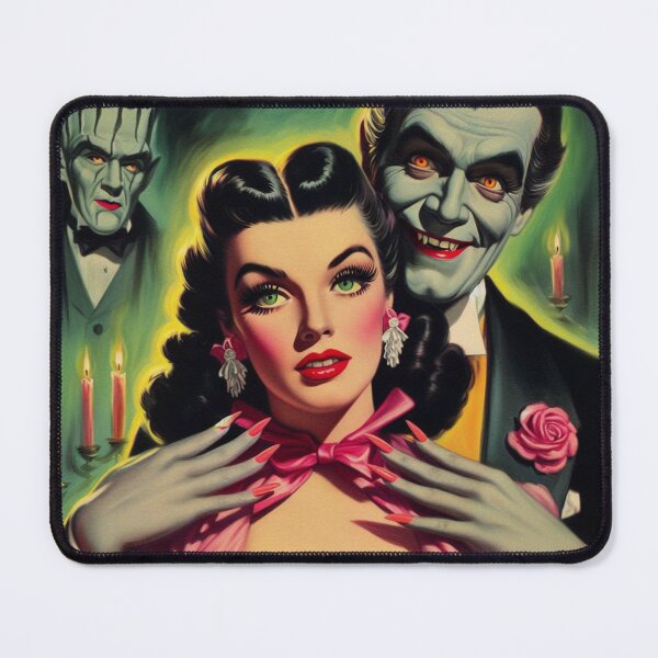 Item preview, Vintage Vampire Woman designed and sold by PulpVintage.