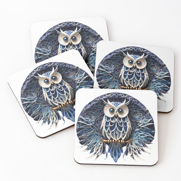 Item preview, Owl in dark night designed and sold by BotunPeony.