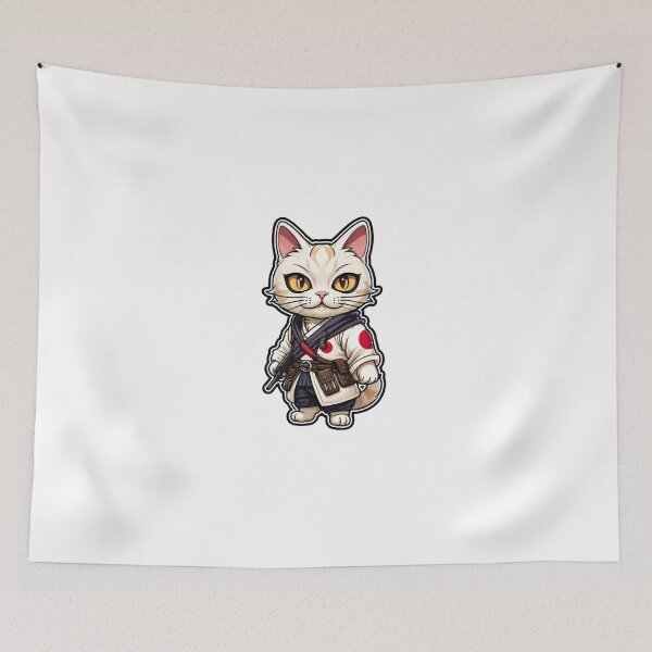 Item preview, Cream cat assassin in Japan designed and sold by KorArtStudio.