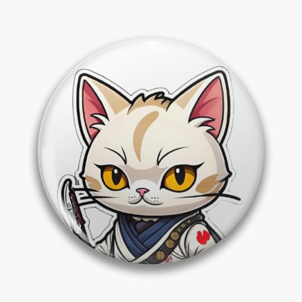 Item preview, Cute Cream cat assassin in Japan designed and sold by KorArtStudio.