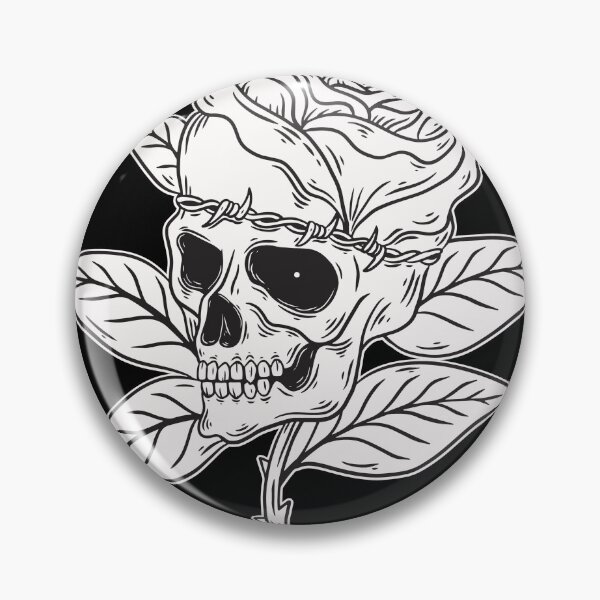 Item preview, Rose Dark Art Skull Bone Horror Tattoo Beast designed and sold by MORSPECTIVE.