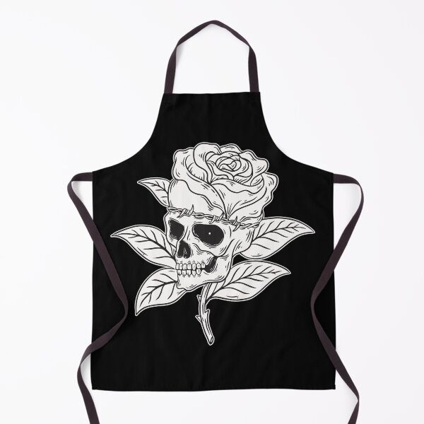 Item preview, Rose Dark Art Skull Bone Horror Tattoo Beast designed and sold by MORSPECTIVE.