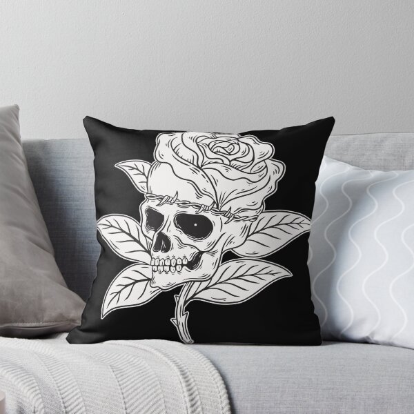 Item preview, Rose Dark Art Skull Bone Horror Tattoo Beast designed and sold by MORSPECTIVE.