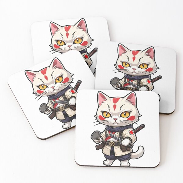 Item preview, Cool Cream cat assassin in Japan designed and sold by KorArtStudio.