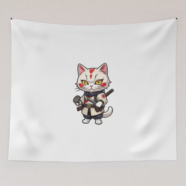 Item preview, Cool Cream cat assassin in Japan designed and sold by KorArtStudio.