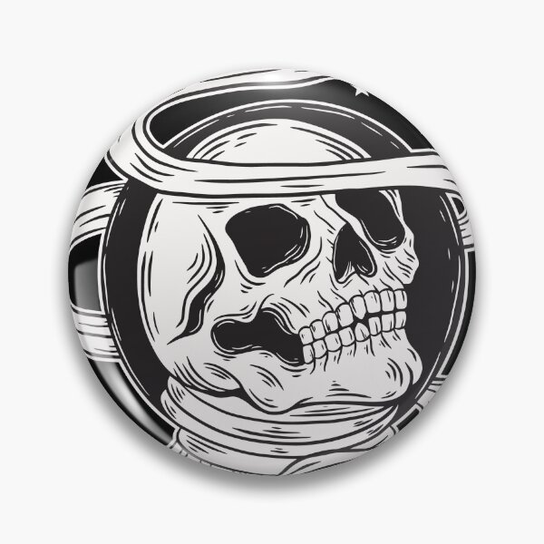 Item preview, Astronaut Skull Dark Art Skull Bone Horror Tattoo Beast designed and sold by MORSPECTIVE.