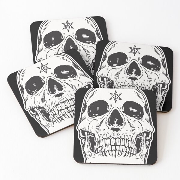 Item preview, Front Skull Dark Art Skull Bone Horror Tattoo Beast designed and sold by MORSPECTIVE.
