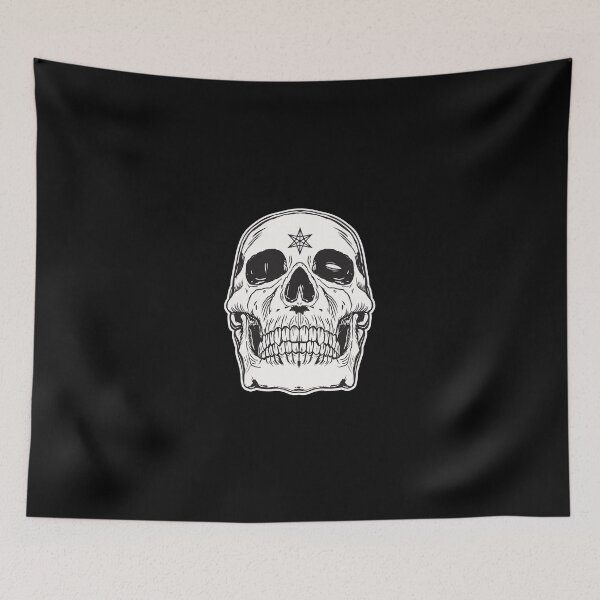 Item preview, Front Skull Dark Art Skull Bone Horror Tattoo Beast designed and sold by MORSPECTIVE.