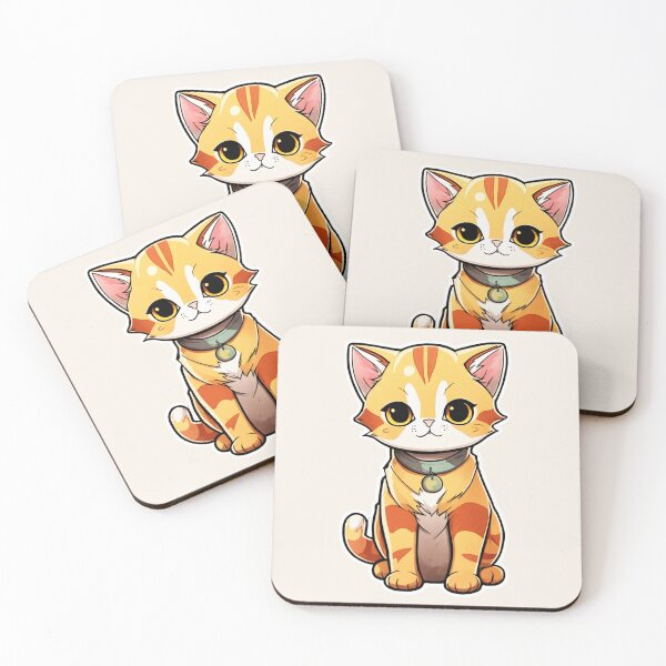 Item preview, Cute standing orange cat designed and sold by Unlimited-Store.