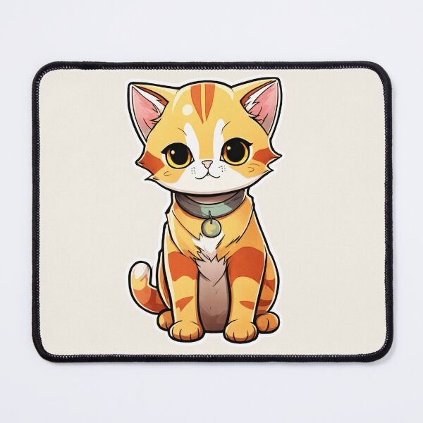Item preview, Cute standing orange cat designed and sold by Unlimited-Store.