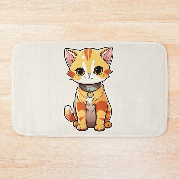 Item preview, Cute standing orange cat designed and sold by Unlimited-Store.
