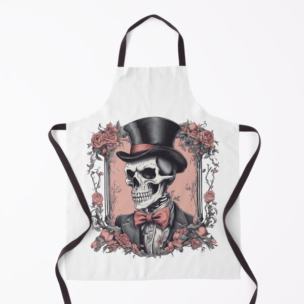 Item preview, Preppy style skeleton in bow tie and cylinder designed and sold by DarkHues.