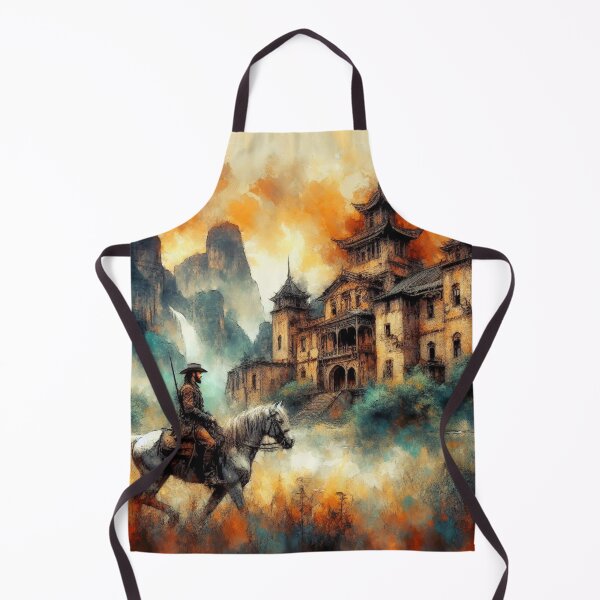 Item preview, Old Chinese Mansion in Western Backdrop designed and sold by joejiing.