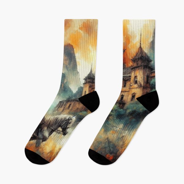 Item preview, Old Chinese Mansion in Western Backdrop designed and sold by joejiing.