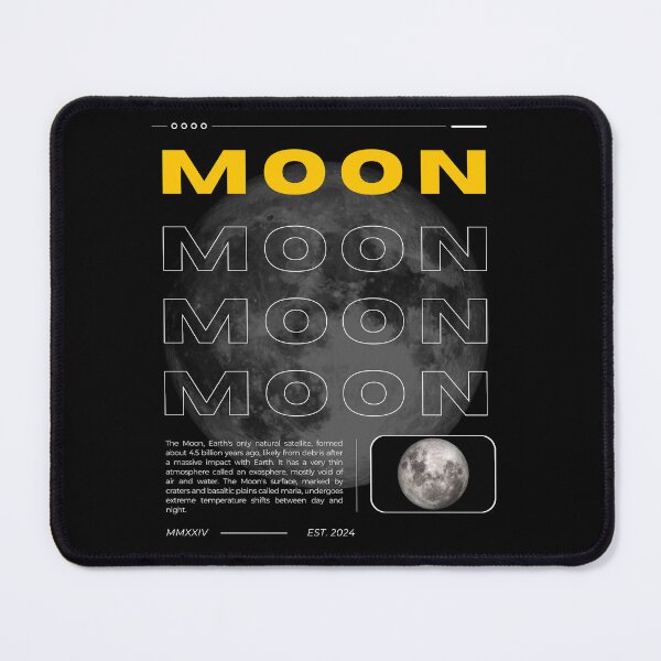 Item preview, The Moon Space Theme Graphic Design designed and sold by StitchingSphere.