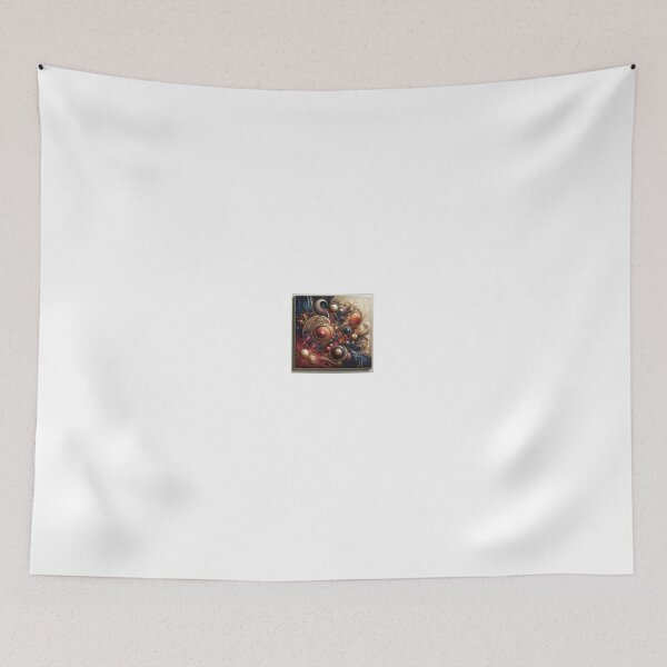 Item preview, Abstract Orbital Harmony: Celestial Elegance Canvas Art designed and sold by finwiz.
