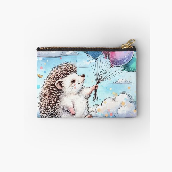 Item preview, Hedgehog and balloon. designed and sold by growing-mom.