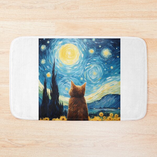 Item preview, Sunflower Serenade with Van Gogh's Cat: Tribute to Master's Work designed and sold by Silver Medal.