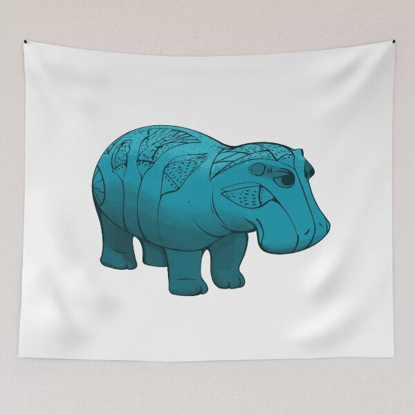 Item preview, William the Hippo designed and sold by sketchetic.
