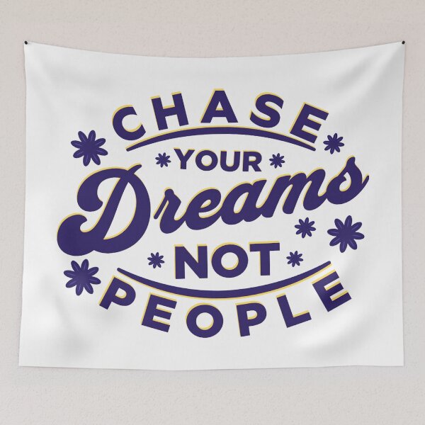 Item preview, Chase Dreams Not People designed and sold by Teetreasure2.