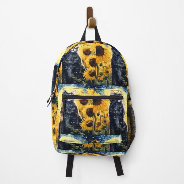 Item preview, Contemporary Cat Amongst Sunflower Classics: A Nod to Van Gogh's Passion designed and sold by Silver Medal.