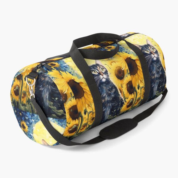 Item preview, Contemporary Cat Amongst Sunflower Classics: A Nod to Van Gogh's Passion designed and sold by Silver Medal.