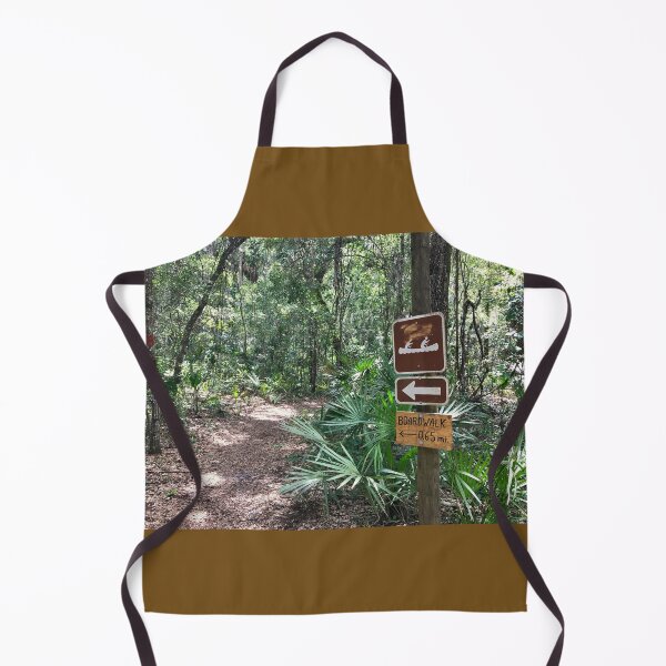 Item preview, hiking trail and sign in the woods designed and sold by Easley-Does-It.